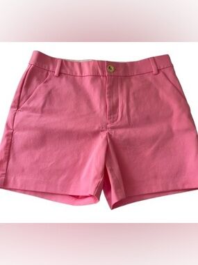 Lilly Pulitzer Pink High-Rise Tailored Shorts